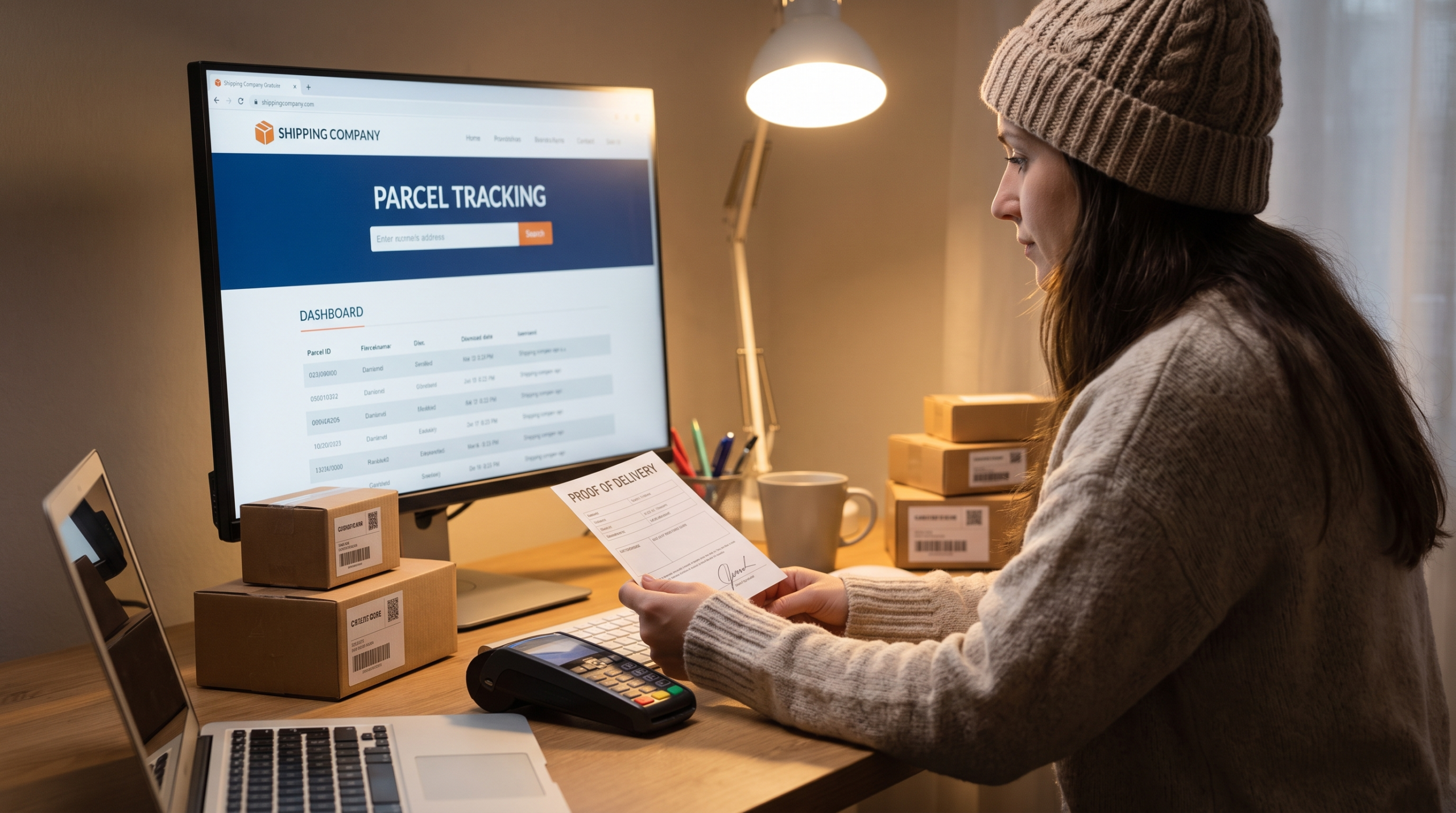 Ecommerce seller reviewing tracking and proof of delivery to fight item not received chargebacks in 2026