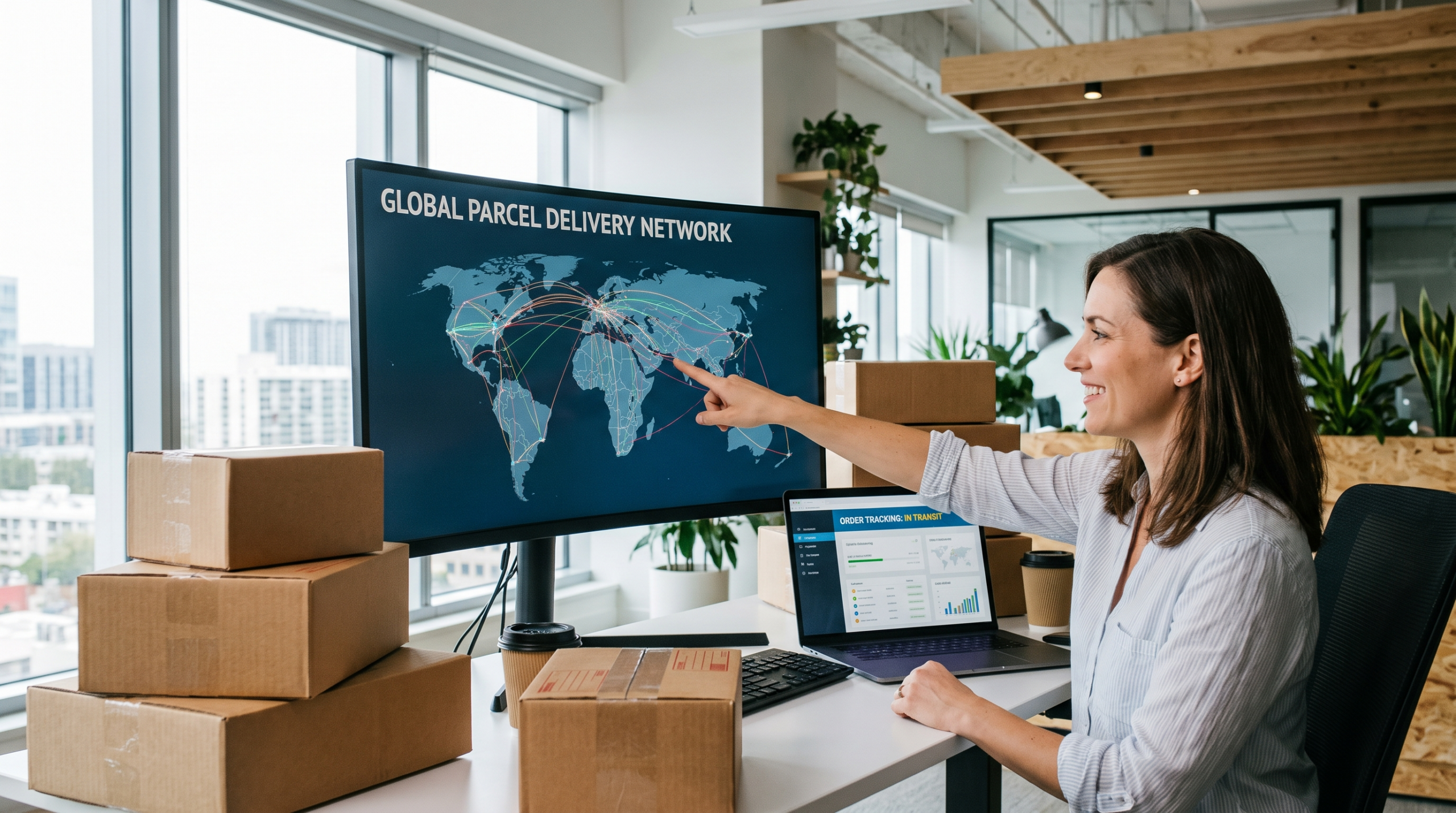 Ecommerce seller reviewing international delivery routes to cut dropshipping shipping times in 2026